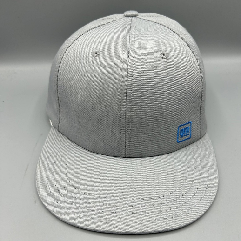 General Motors Hat Men Gray Embroidered Unionwear Strap Back Cap